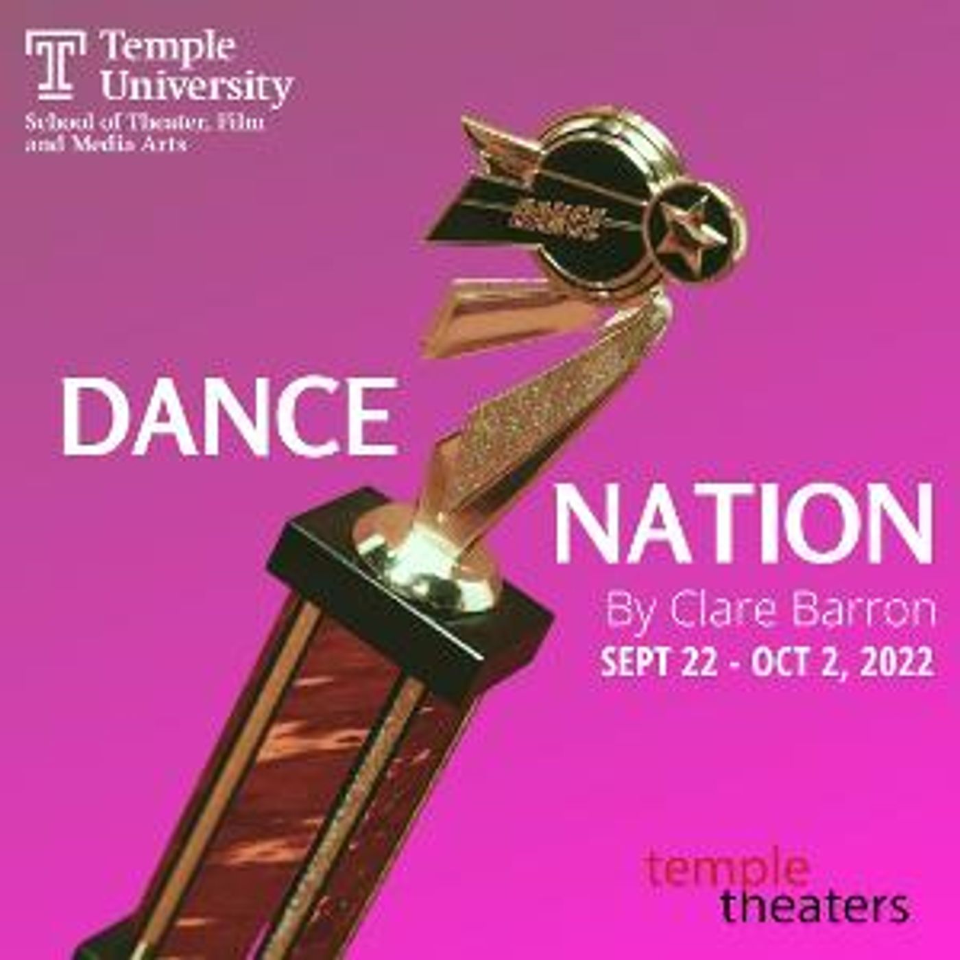 DANCE NATION to Open at Temple Theater in September  Image