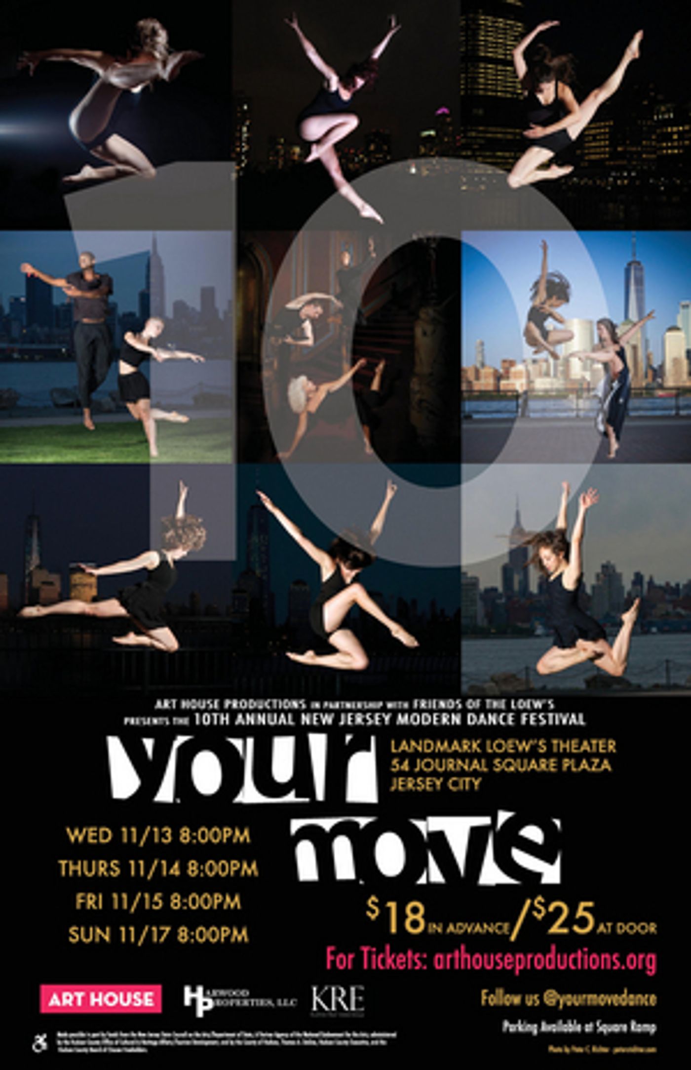 The 10th Annual YOUR MOVE MODERN DANCE FESTIVAL Returns To The Landmark Loew's Theatre  Image