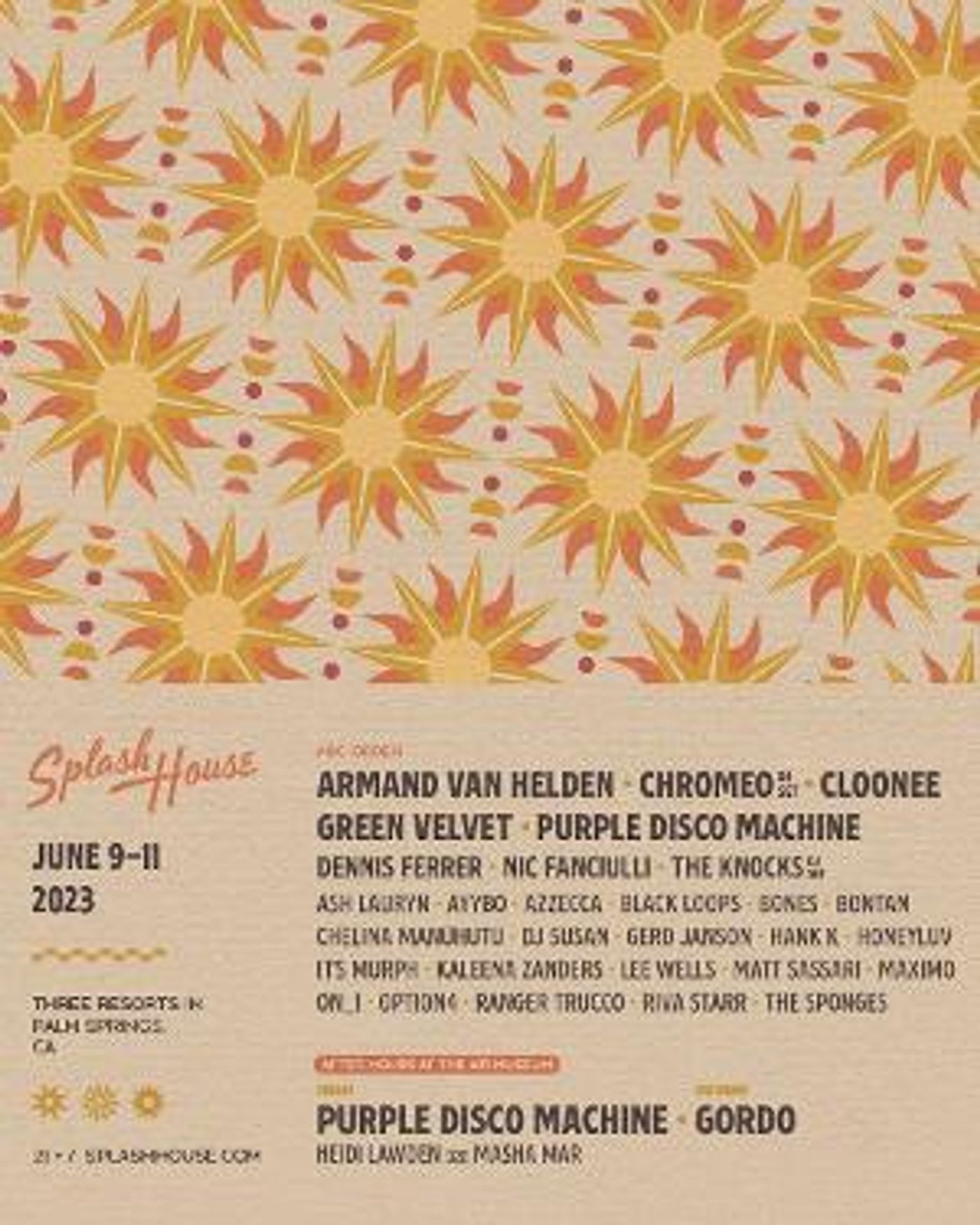 Armand Van Helden, Ash Lauryn, AYYBO & More Set for Splash House June Lineup 10 Year Anniversary Season  Image
