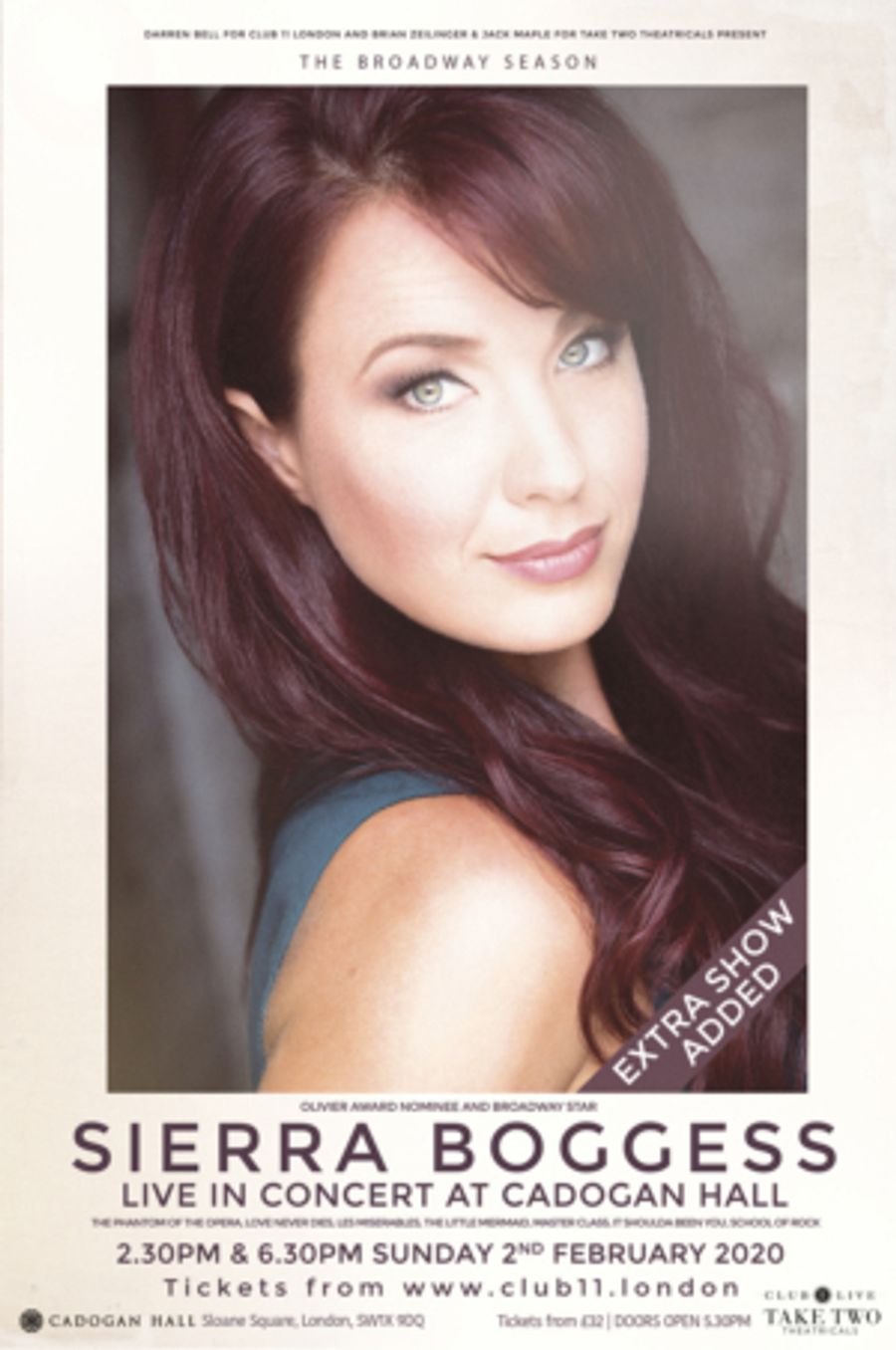 Sierra Boggess Adds Additional Concert in London Image