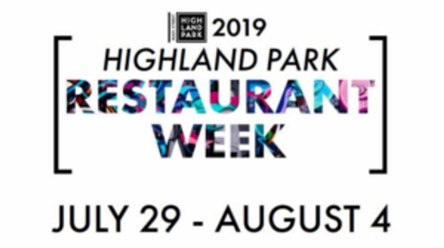 Highland Park's Restaurant Week Begins July 29 Image