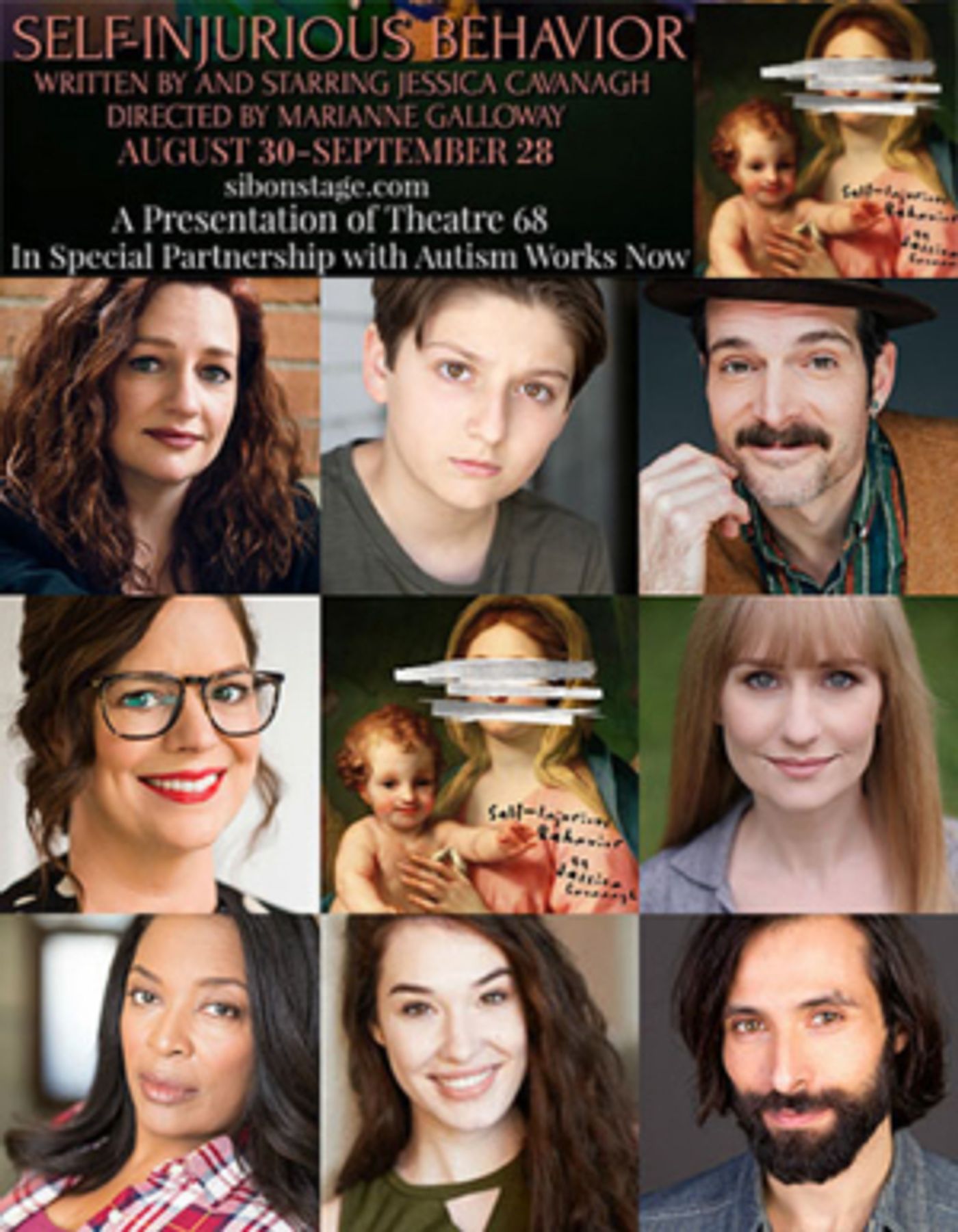 Cast Announced For World Premiere Of SELF-INJURIOUS BEHAVIOR  Image