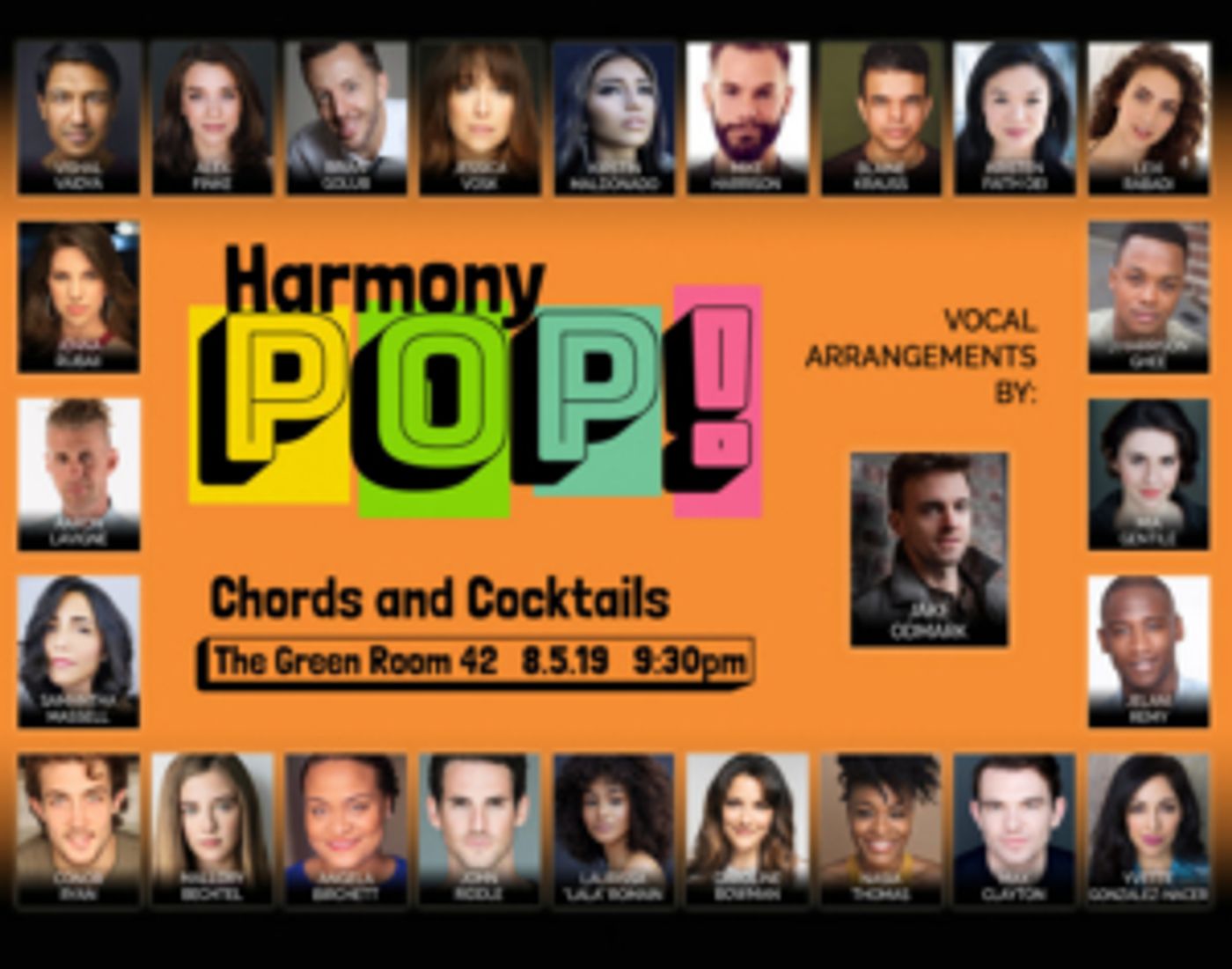 Brian Calì Presents HARMONY POP! At The Green Room 42  Image