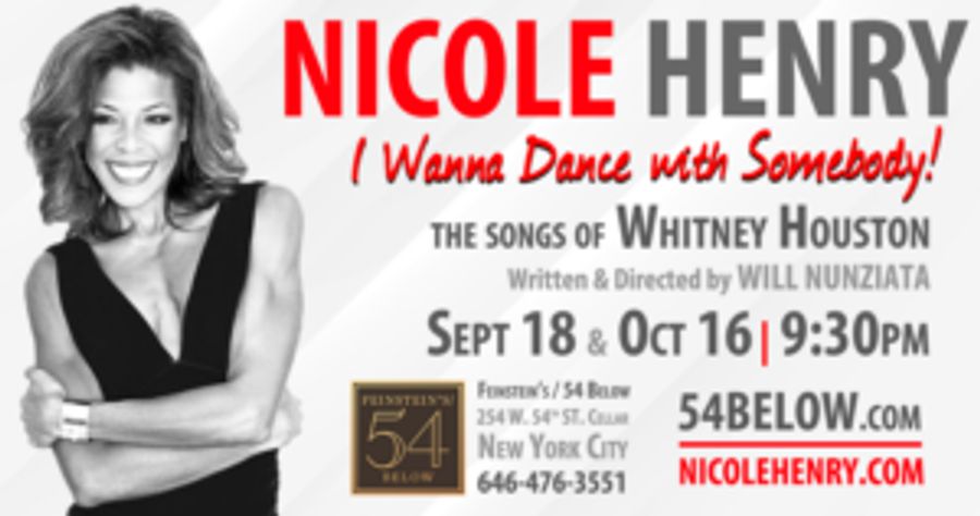 Award-Winning Vocalist Nicole Henry Celebrates The Songs Of Whitney Houston  At Feinstein's / 54 Below   Image