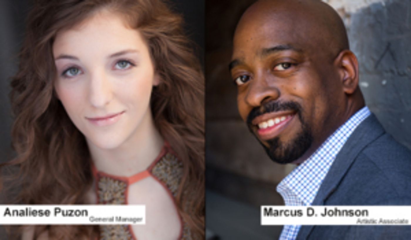 Analiese Puzon and Marcus D. Johnson Join Titan Theatre Company's Leadership Team.  Image