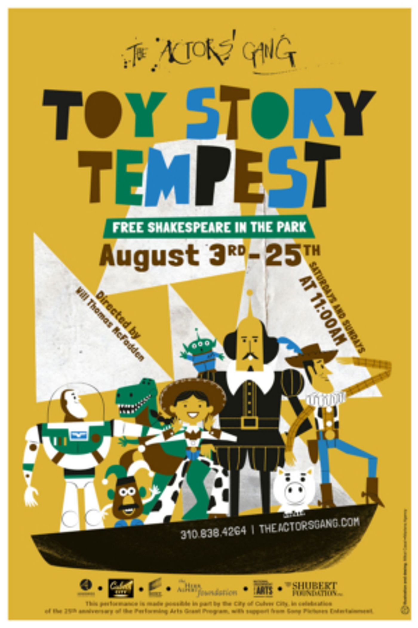 Actors' Gang Presents TOY STORY TEMPEST As Part Of Free Shakespeare In The Park Series  Image