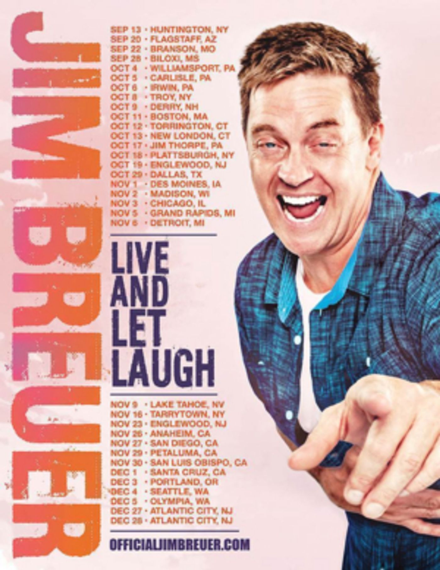 Comedian Jim Breuer Announces North American LIVE AND LET LAUGH Tour  Image