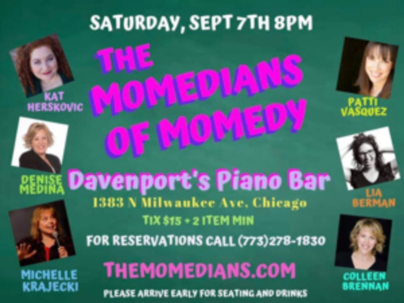 Davenport's Welcomes THE MOMEDIANS OF MOMEDY  Image