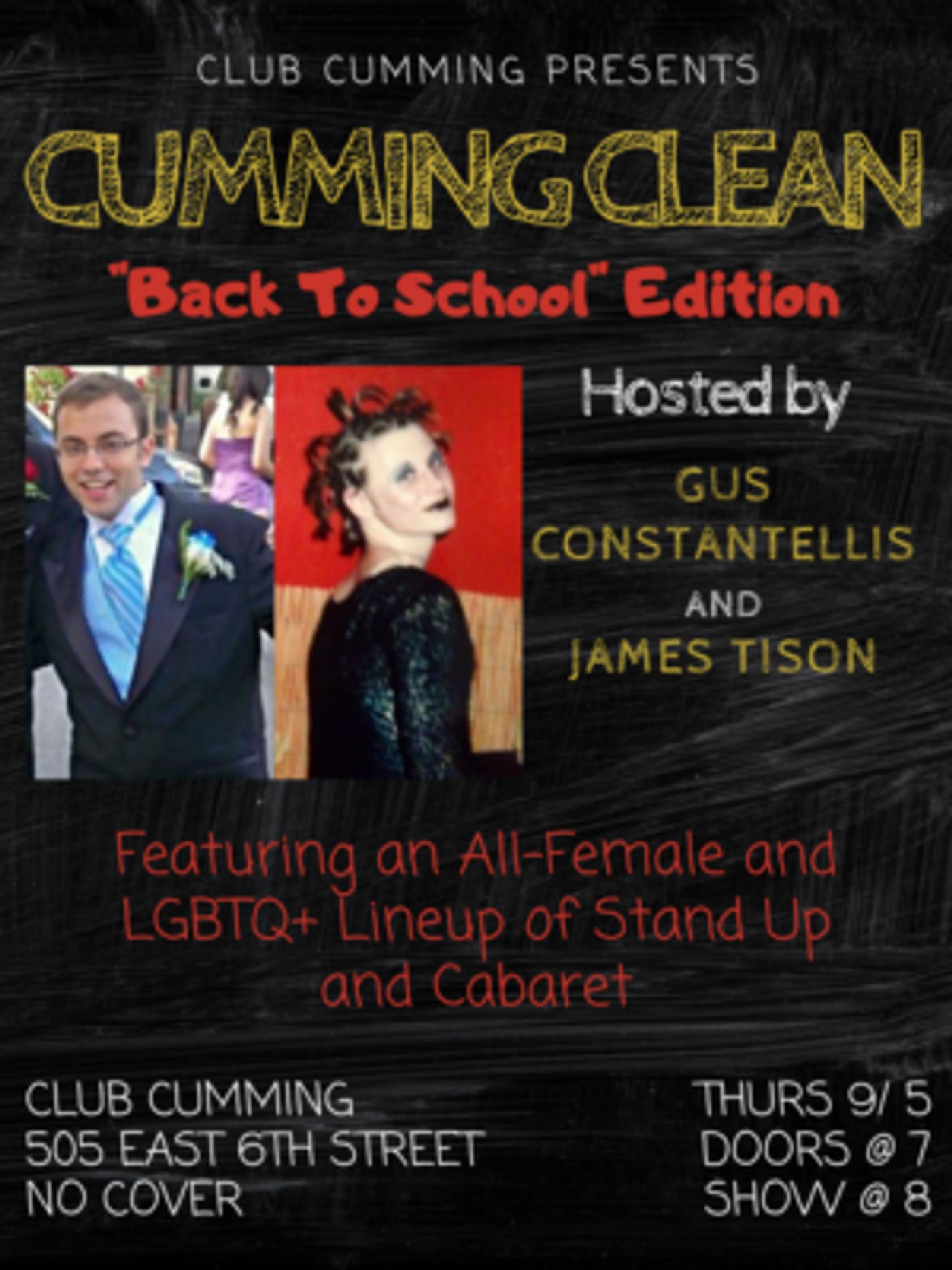 CUMMING CLEAN: “Back-To-School” Edition Comes To Club Cumming!  Image