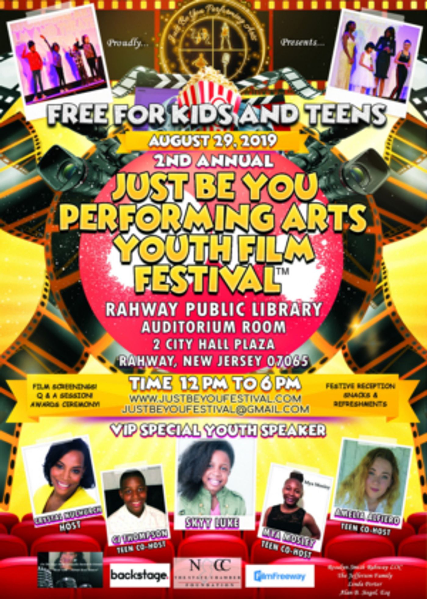 2nd Annual JUST BE YOU Performing Arts Youth Film Festival Comes To Rahway  Image