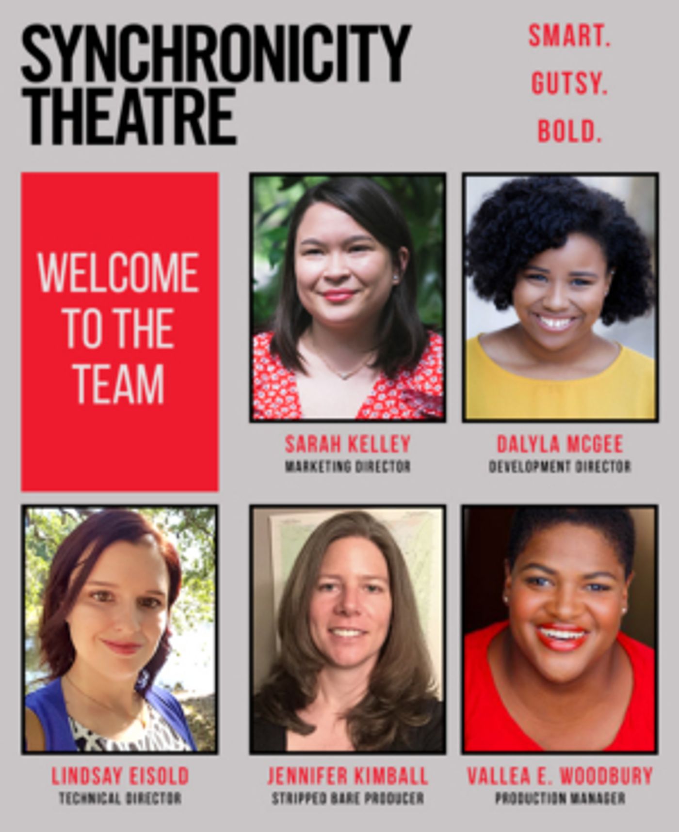 Five New Hires Announced At Synchronicity Theatre  Image