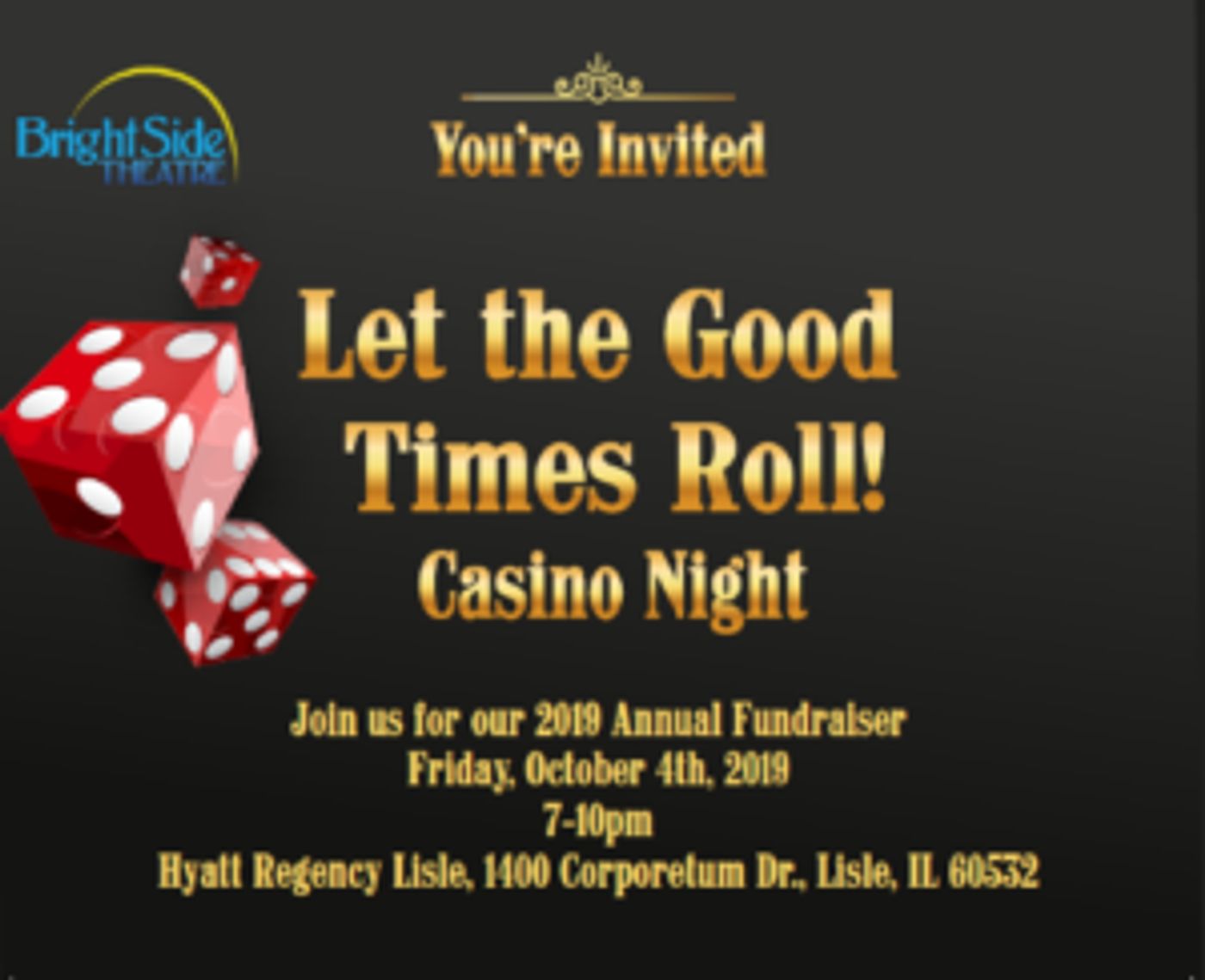 BrightSide Theatre Announces Annual Fundraiser  Image