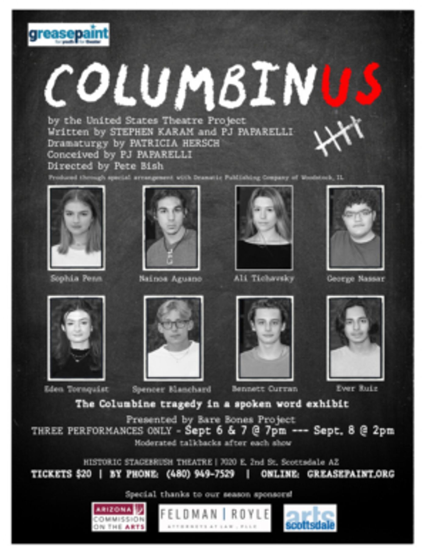 Greasepaint Presents COLUMBINUS  Image