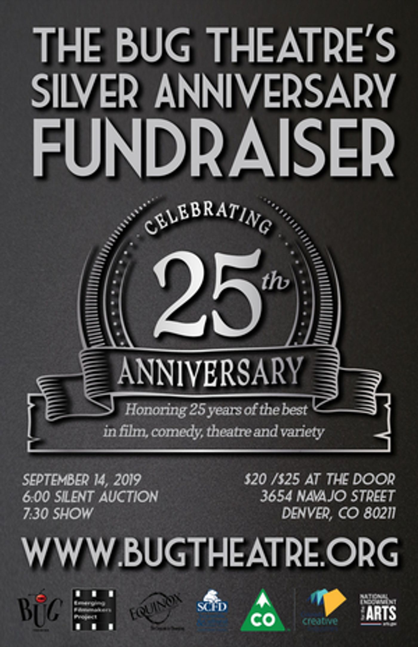 The Bug Theatre Announces Silver Anniversary Fundraiser  Image