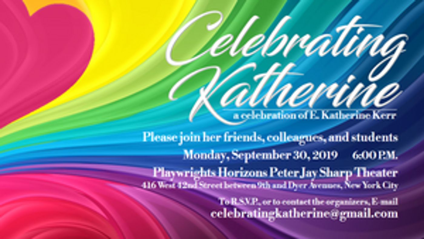 A Celebration Of E. Katherine Kerr Announced At Playwrights Horizons  Image