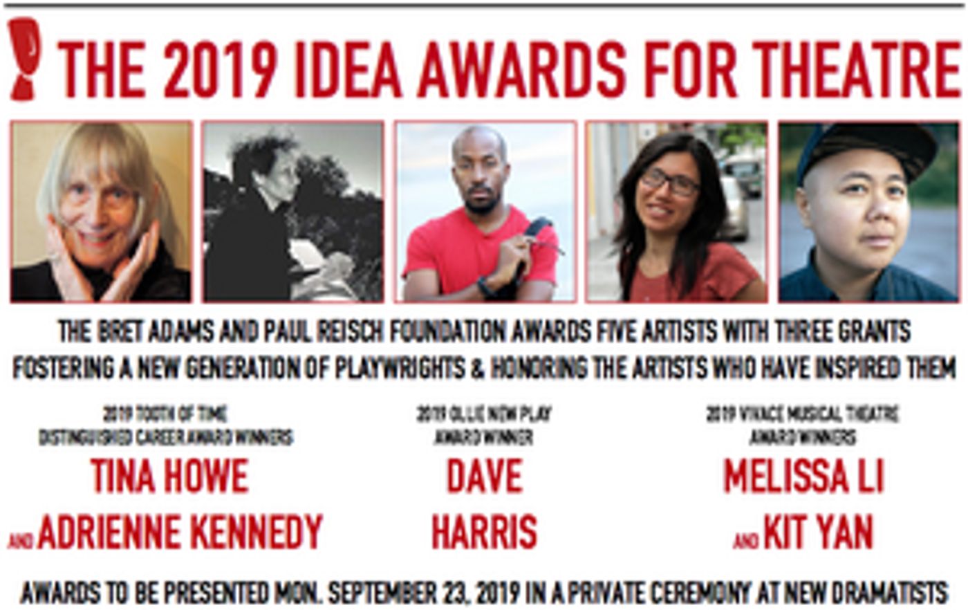 2019 IDEA AWARDS Recipients Announced  Image