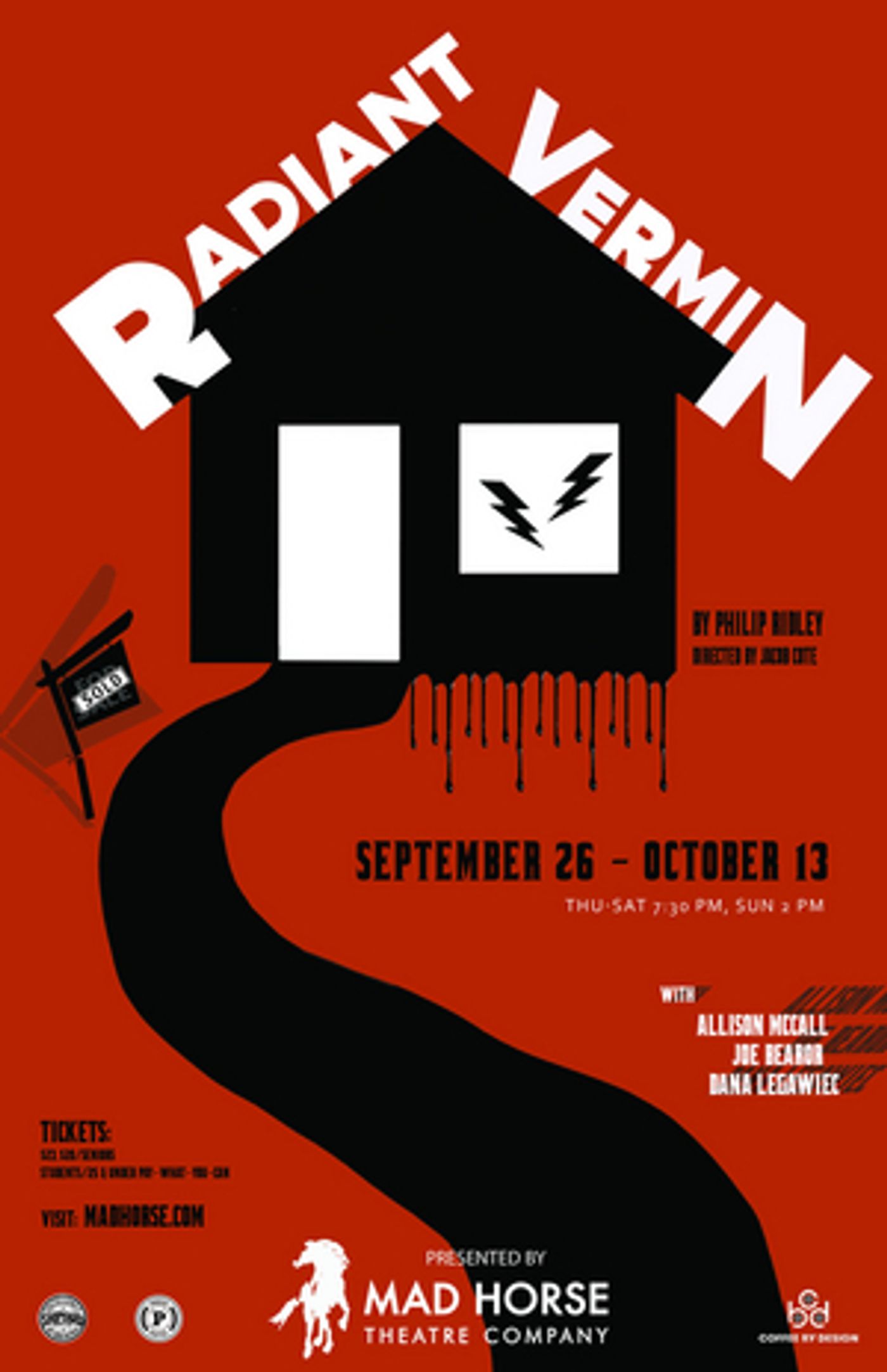 Mad Horse Theatre Opens Its Season With RADIANT VERMIN  Image