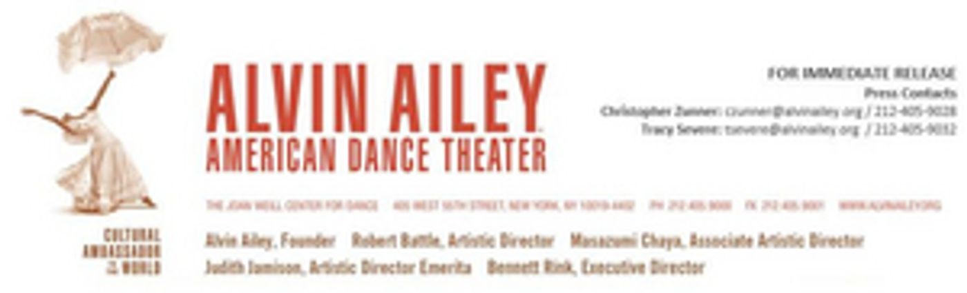 Alvin Ailey American Dance Theater Announces Special Events To Introduce New York City Center Season  Image