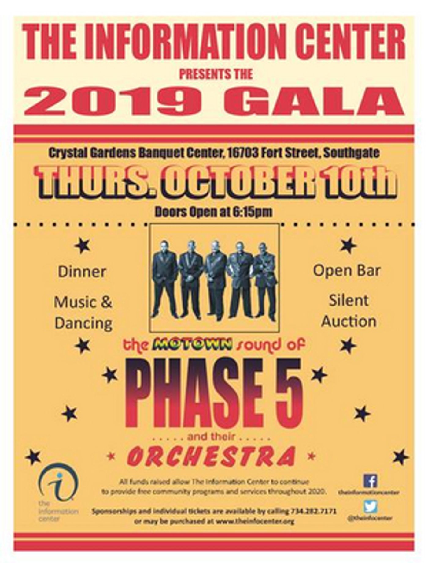 Info Center Annual Fundraiser Celebrates Motown's 60th Anniversary  Image