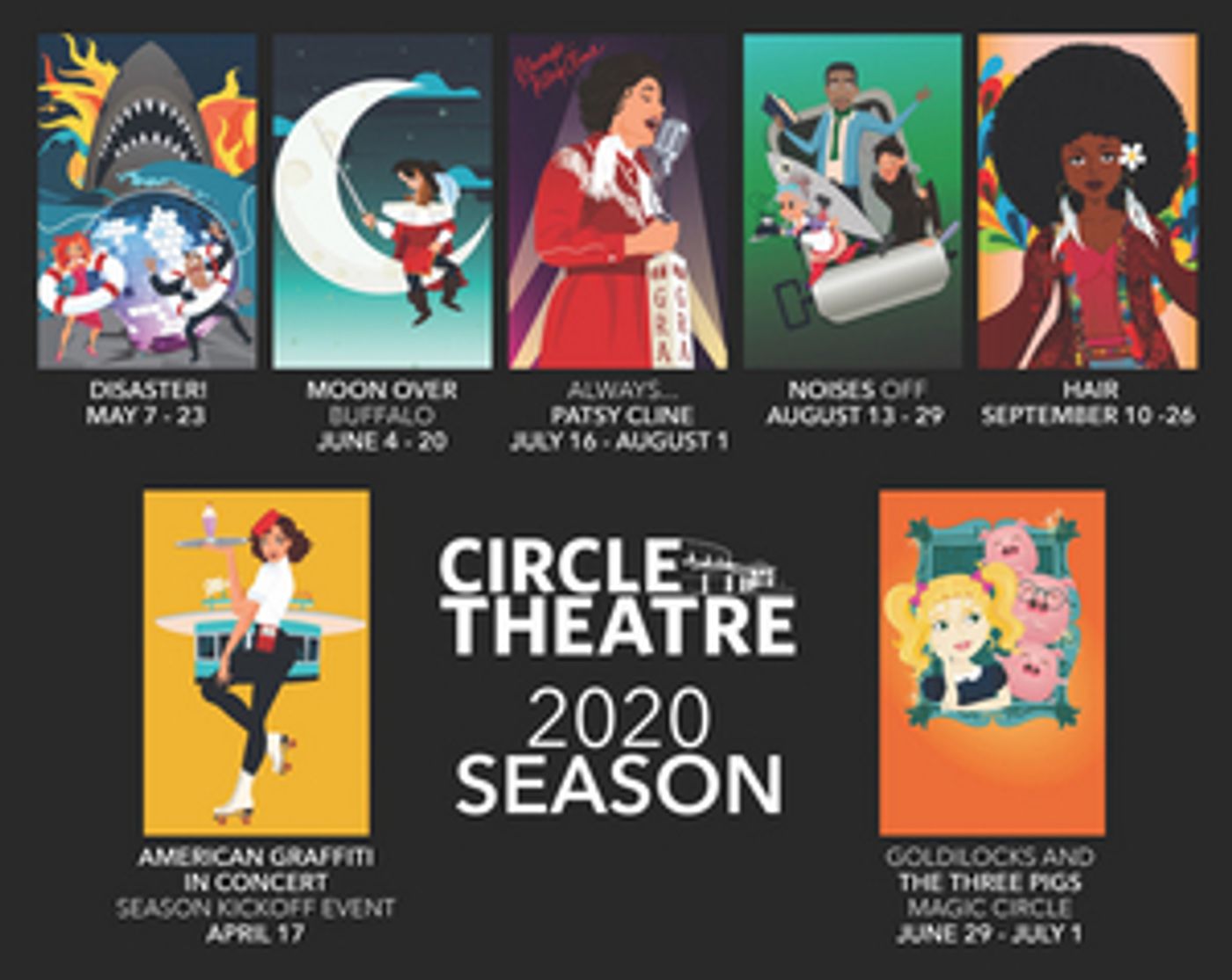 Circle Theatre Announces 2020 Season  Image