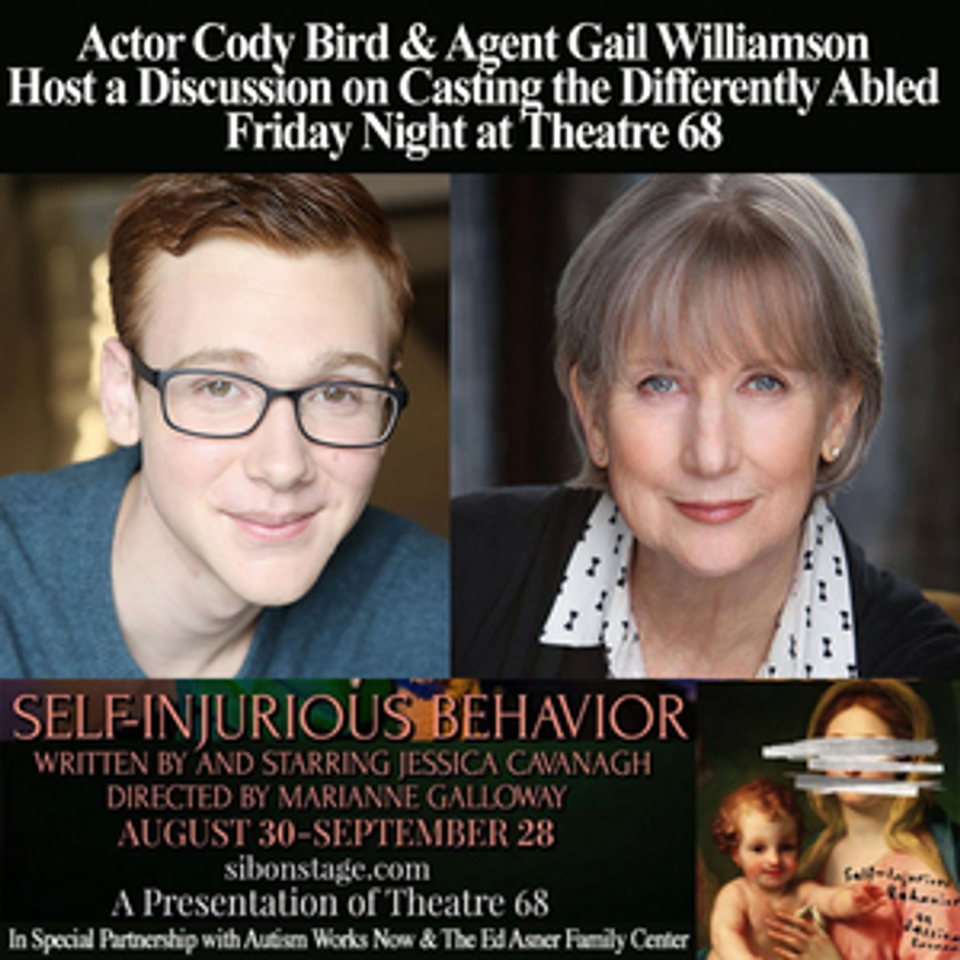 Actor Coby Bird And Agent Gail Williamson Host A Discussion On Casting The Differently Abled  Image
