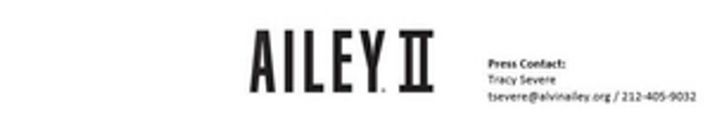 Ailey II Embarks On 2019-2020 World Tour With Performances In More Than 30 Cities  Image