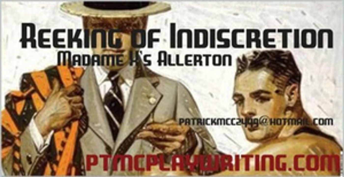 REEKING Of INDISCRETION Comes to Chain Studio Theatre  Image