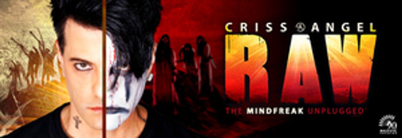 Criss Angel RAW - THE MINDFREAK UNPLUGGED Comes to the Majestic Theatre Dec 9  Image