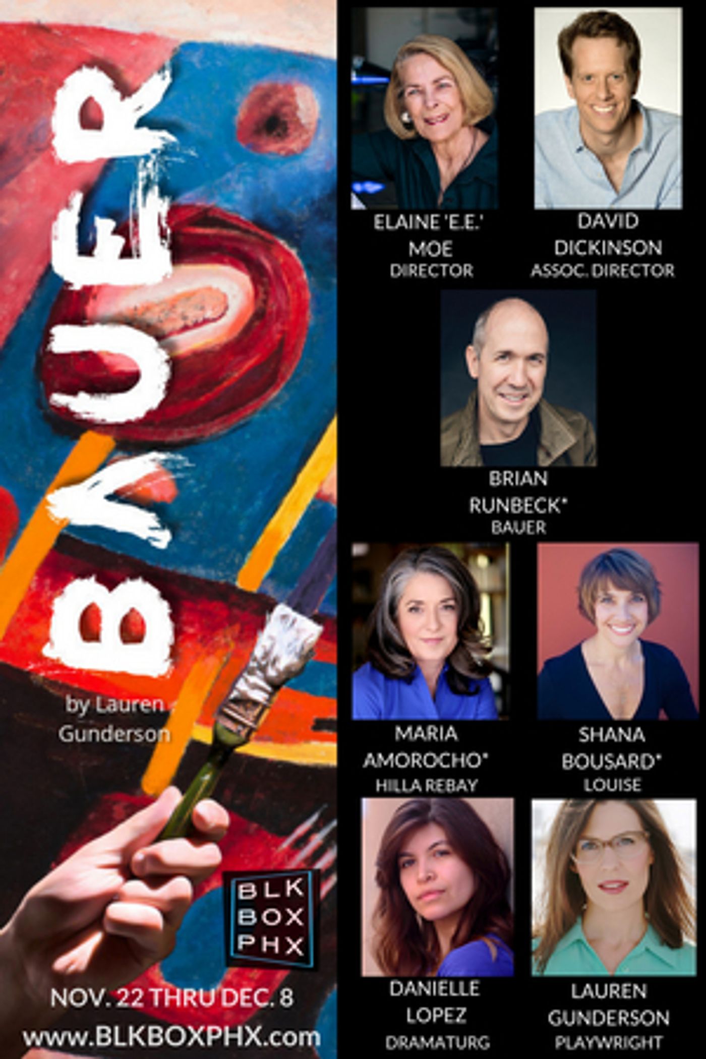 Equity Cast Announced For BAUER At BLK BOX PHX  Image