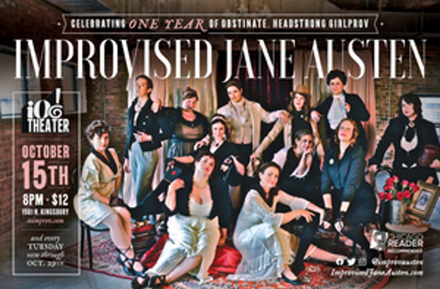 IMPROVISED JANE AUSTEN Celebrates One Year At IO Theater  Image