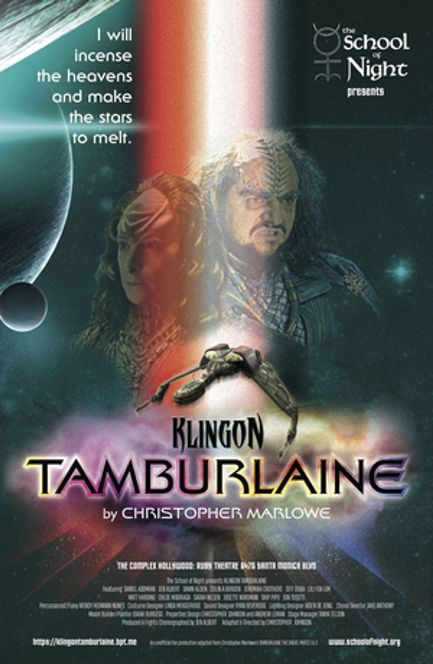 KLINGON TAMBURLAINE Warps Into Theater Row  Image
