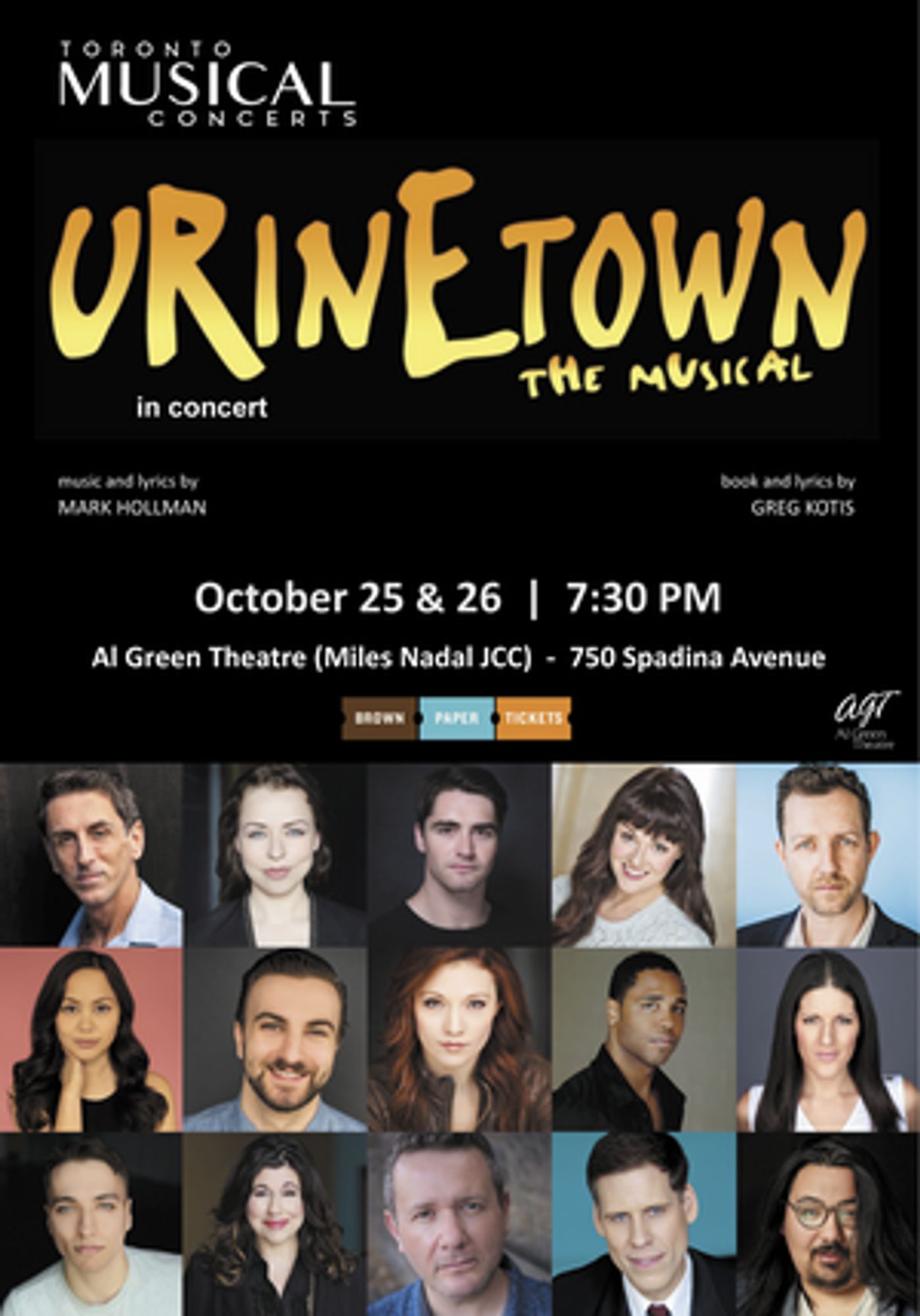 URINETOWN (The Musical) In Concert Announced At The Green Theatre  Image