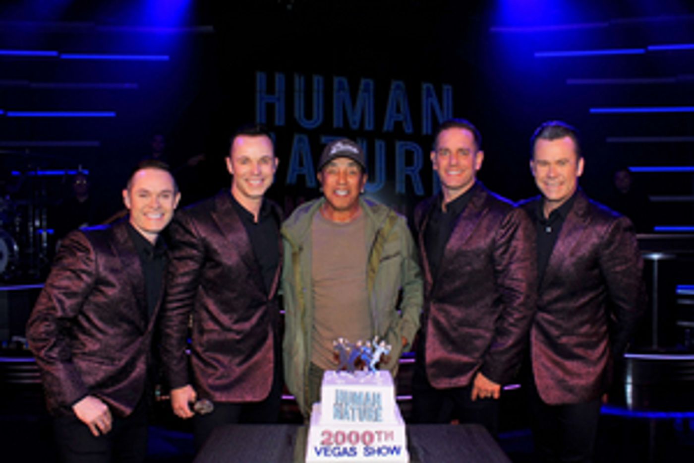 Australia's Human Nature Celebrates 2000th Show In Las Vegas With Mentor, Smokey Robinson  Image