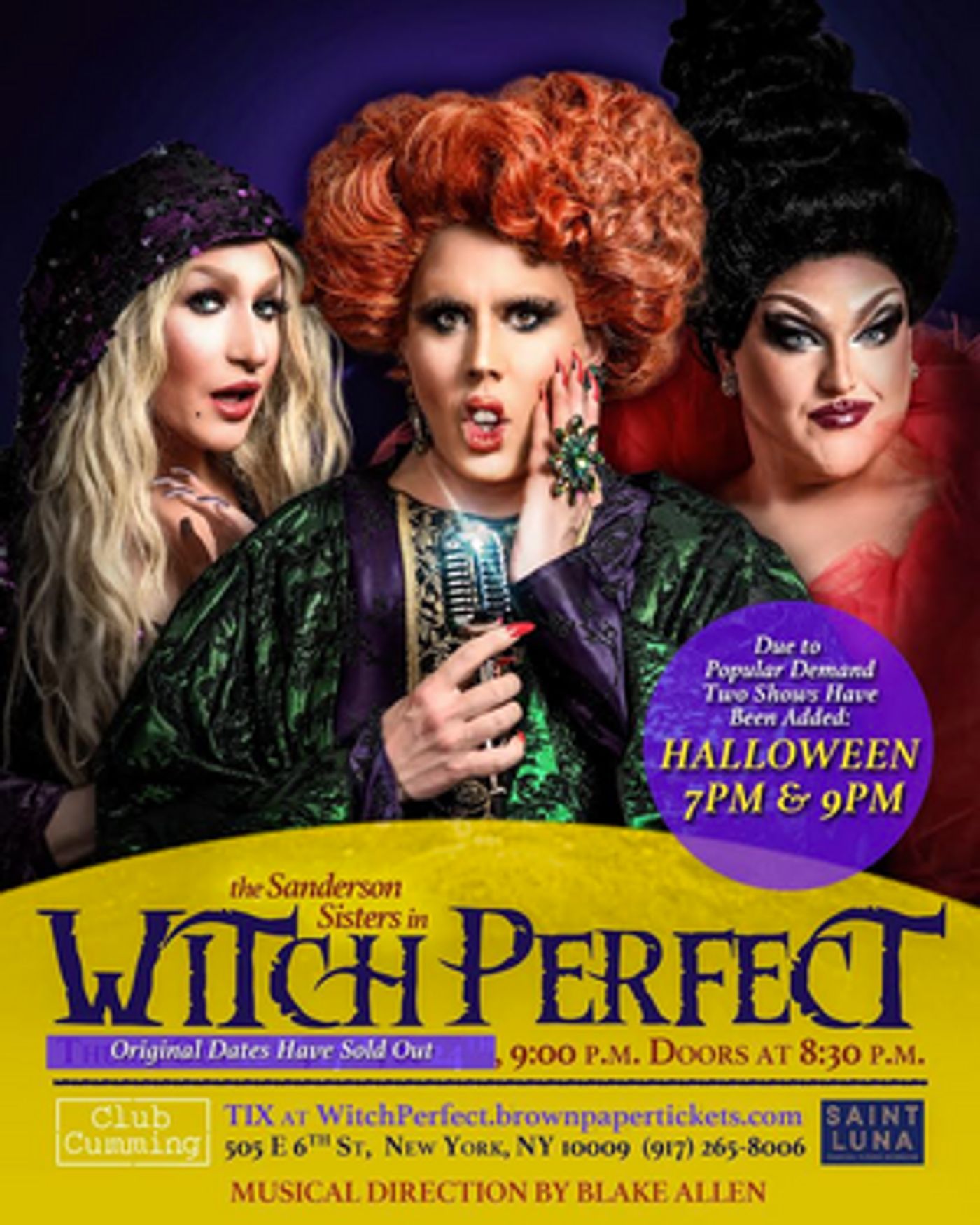 WITCH PERFECT At Club Cumming Adds Two More Performances  Image