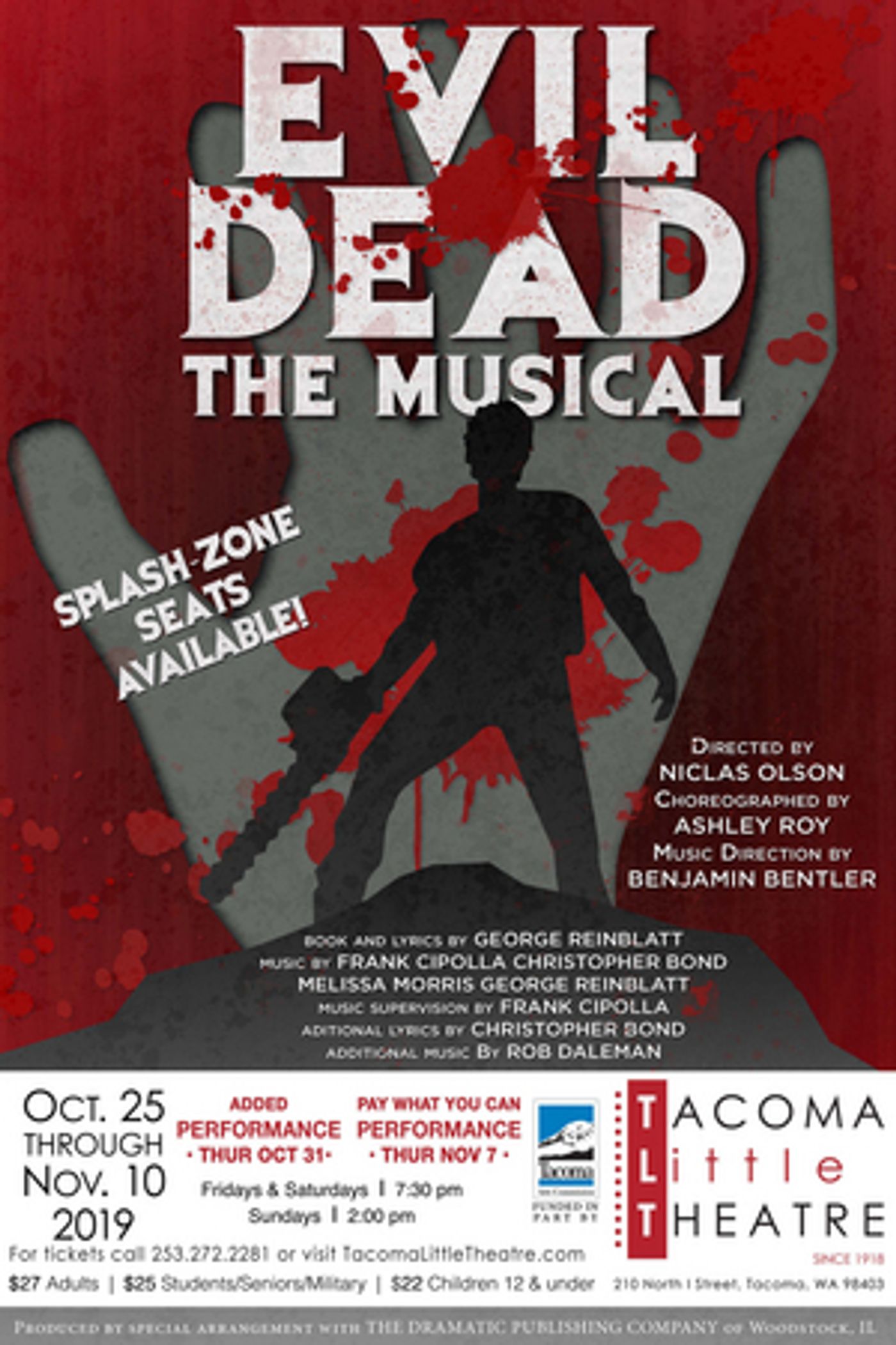 Tacoma Little Theatre Presents EVIL DEAD: THE MUSICAL  Image