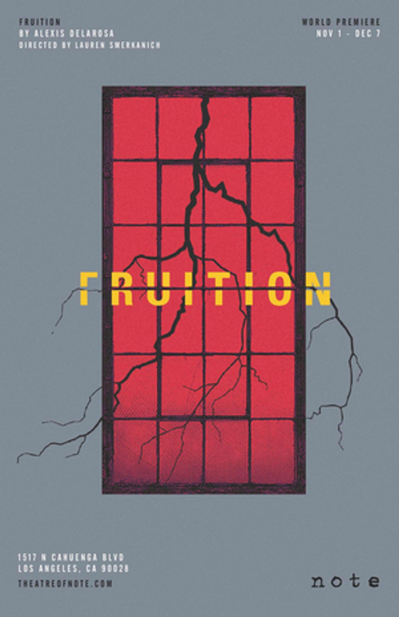 Theatre Of NOTE Presents World Premiere Of FRUITION  Image