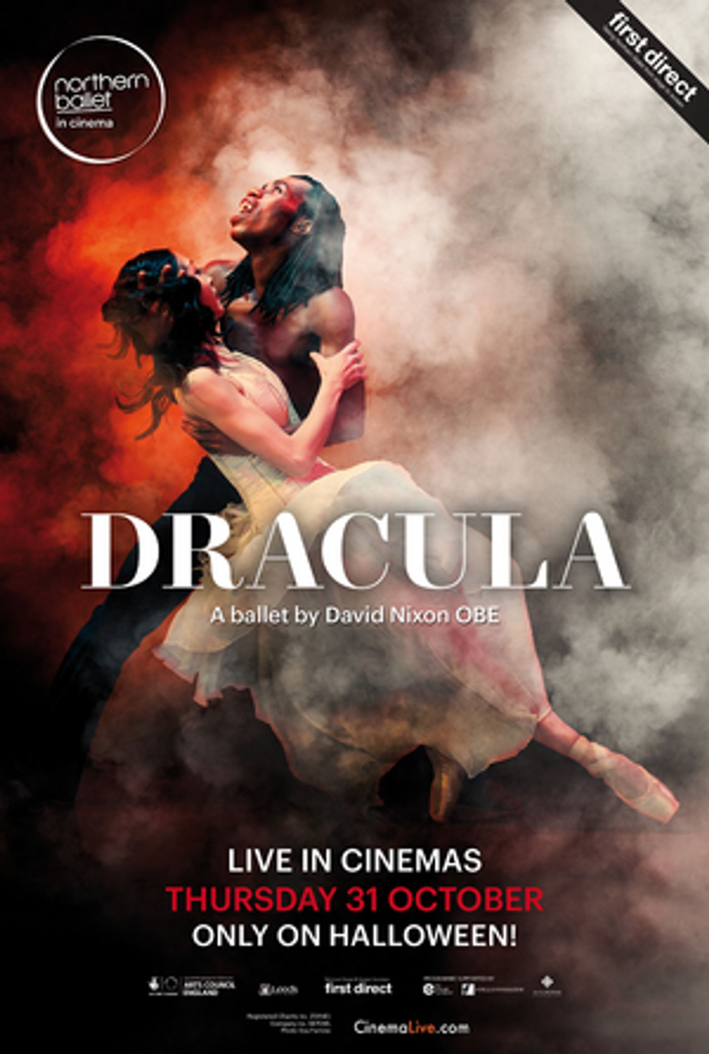 Halloween Screening Of Northern Ballet's DRACULA Comes to UK Cinemas  Image