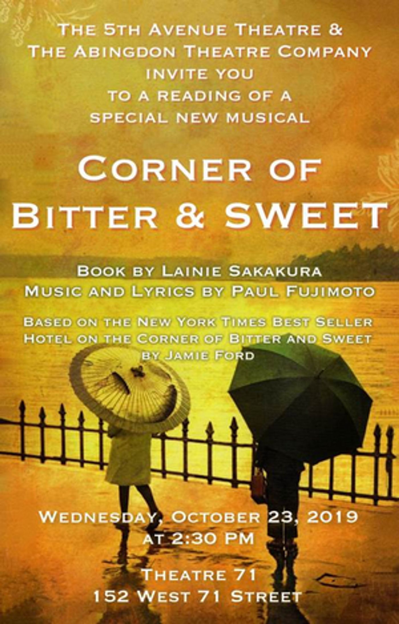 CORNER OF BITTER & SWEET To Get Industry Reading  Image