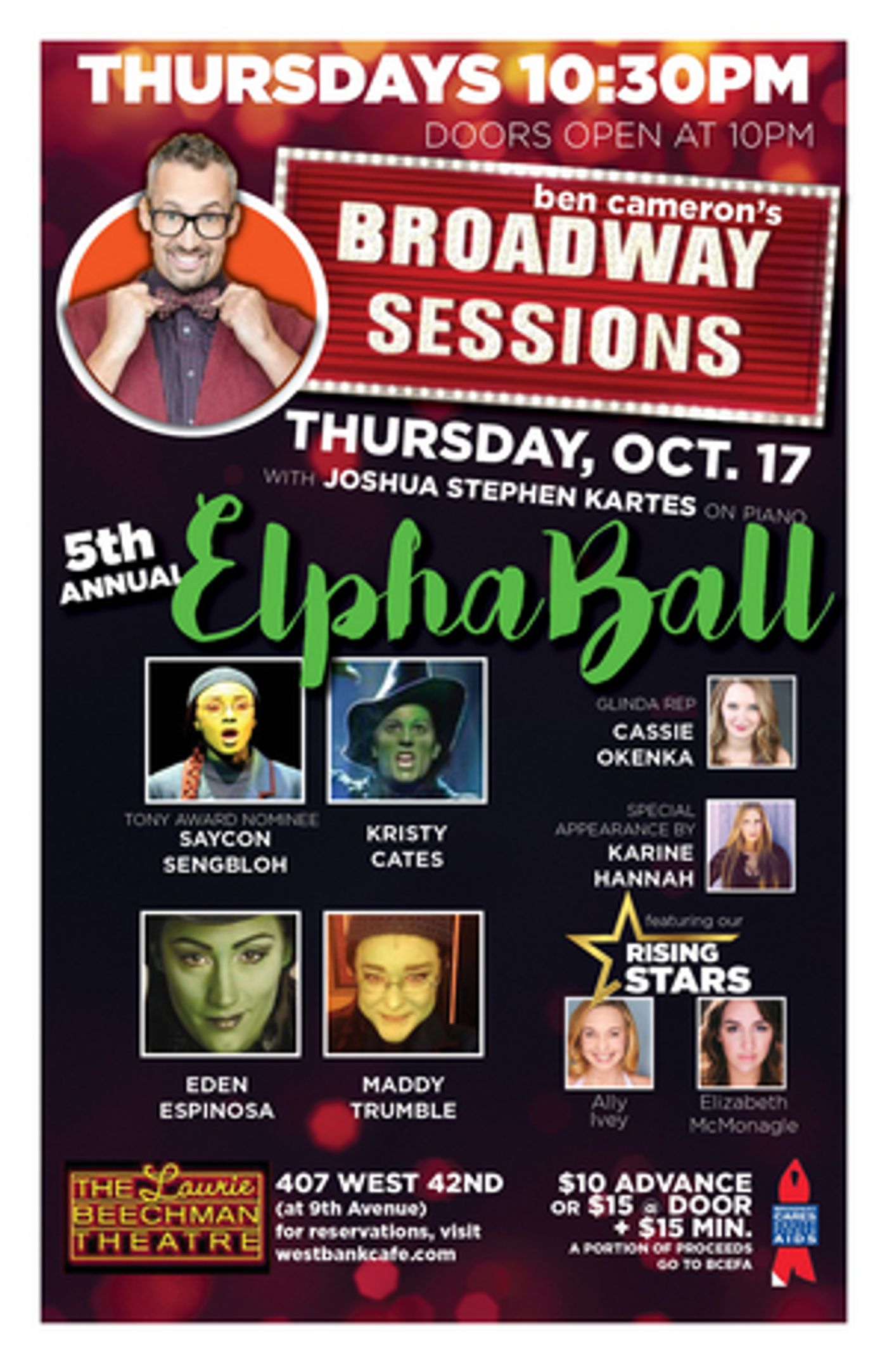 Espinosa, Sengbloh And More Celebrate ElphaBall At BROADWAY SESSIONS  Image