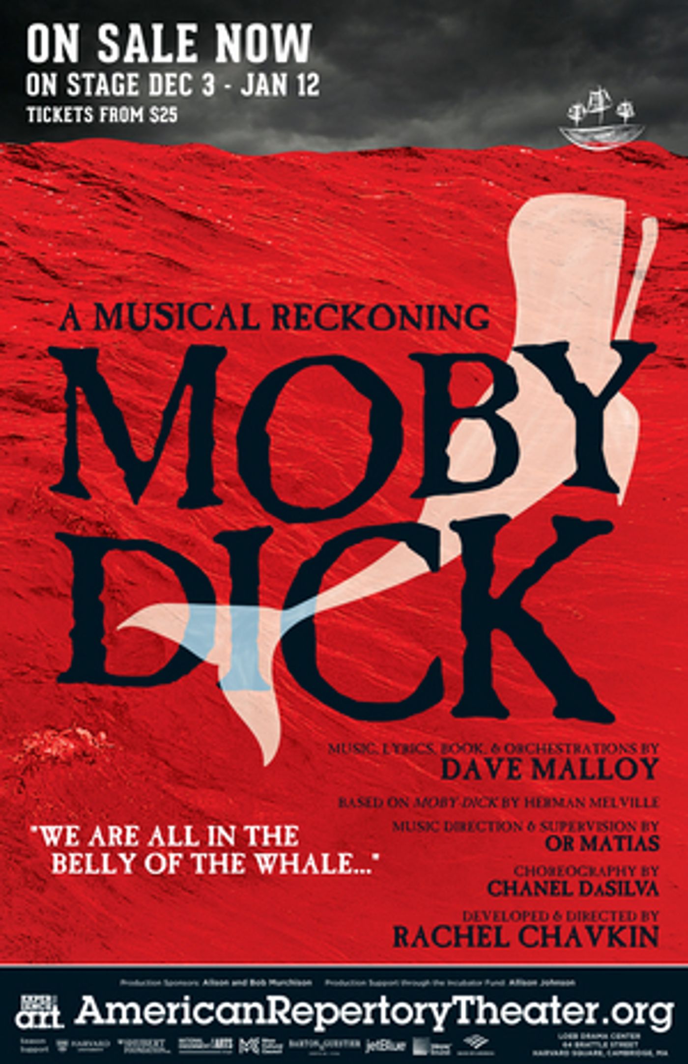 Cast And Creatives Announced For MOBY DICK Premiere At American Repertory Theatre  Image