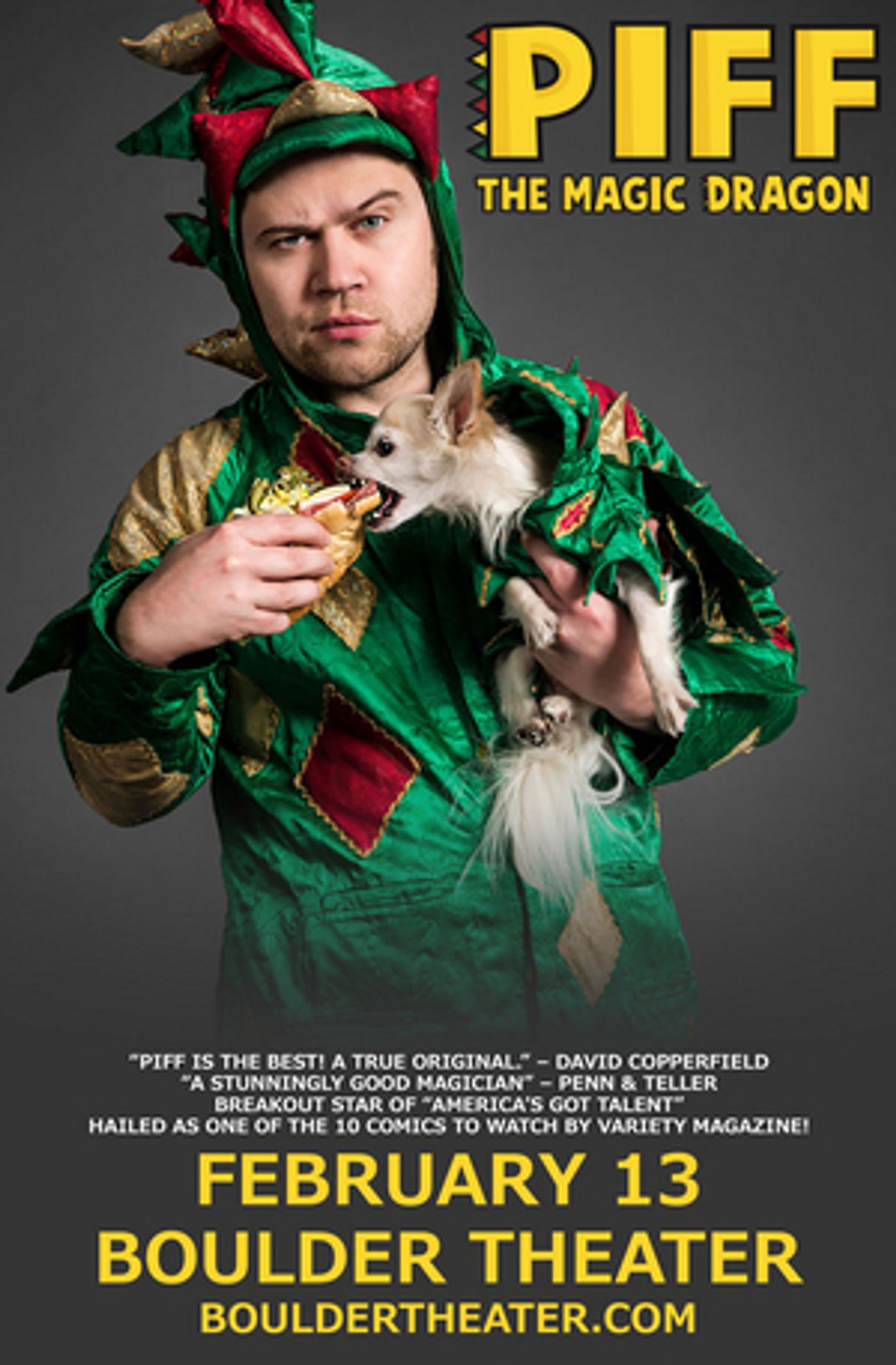 PIFF THE MAGIC DRAGON Comes To Boulder Theater  Image