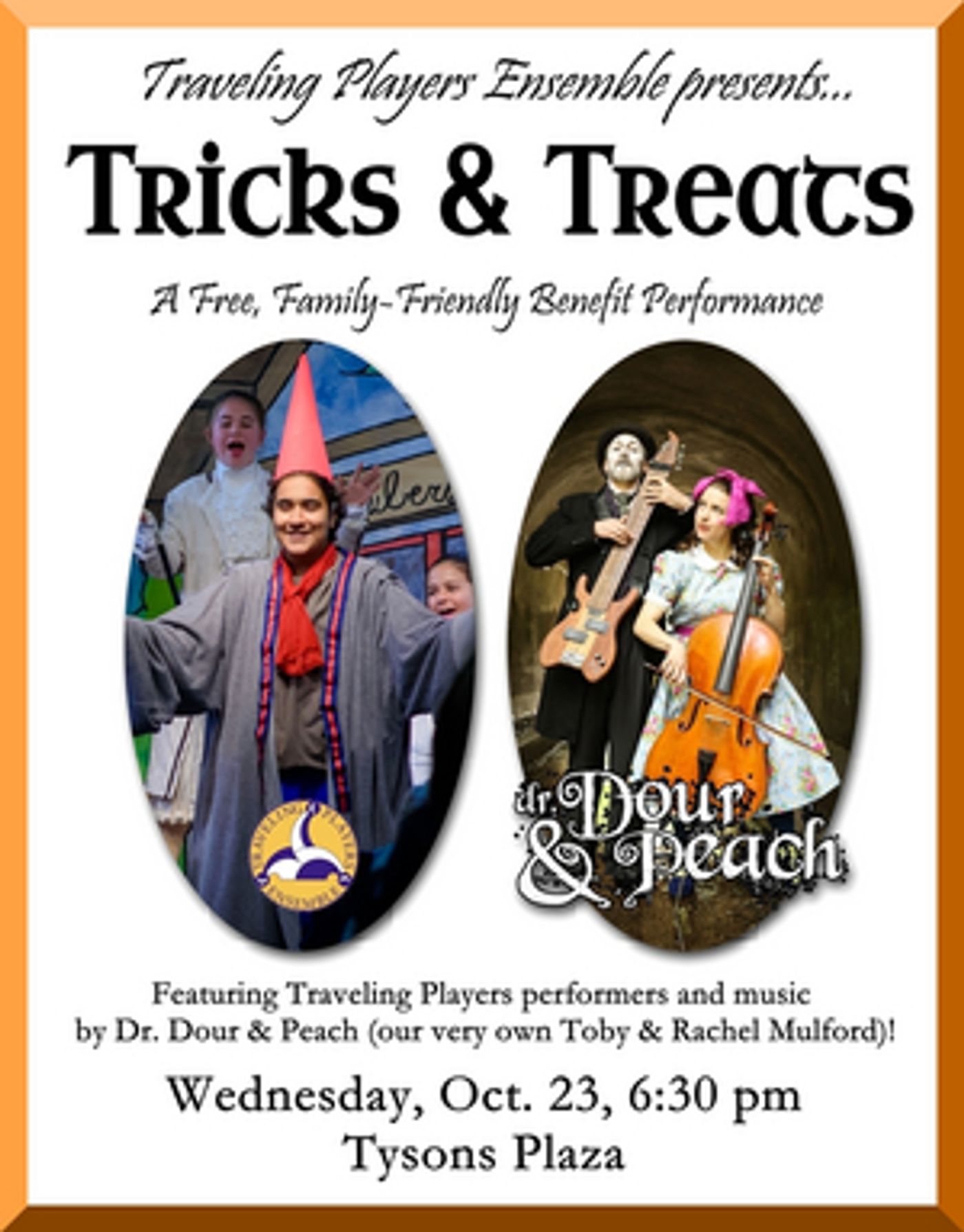 Traveling Players Performs TRICKS & TREATS On Tysons Plaza  Image