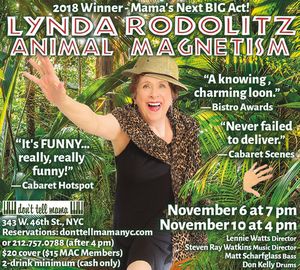 ANIMAL MAGNETISM Returns To Don't Tell Mama  Image