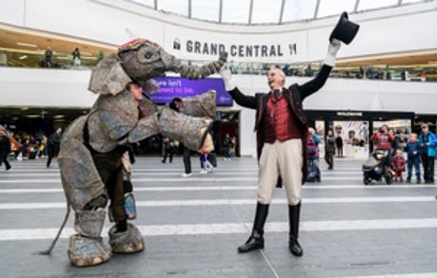 Baby Elephant Spotted In Birmingham New Street Station! Image