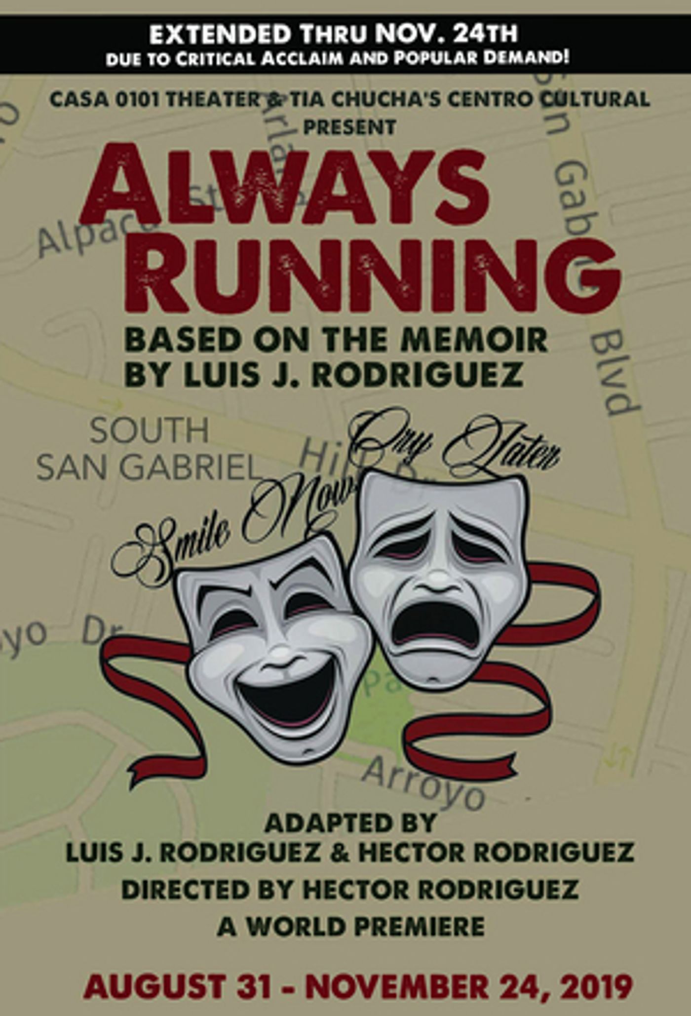 ALWAYS RUNNING, The Hit World Premiere Play, Is Extended At CASA 0101 Theater  Image