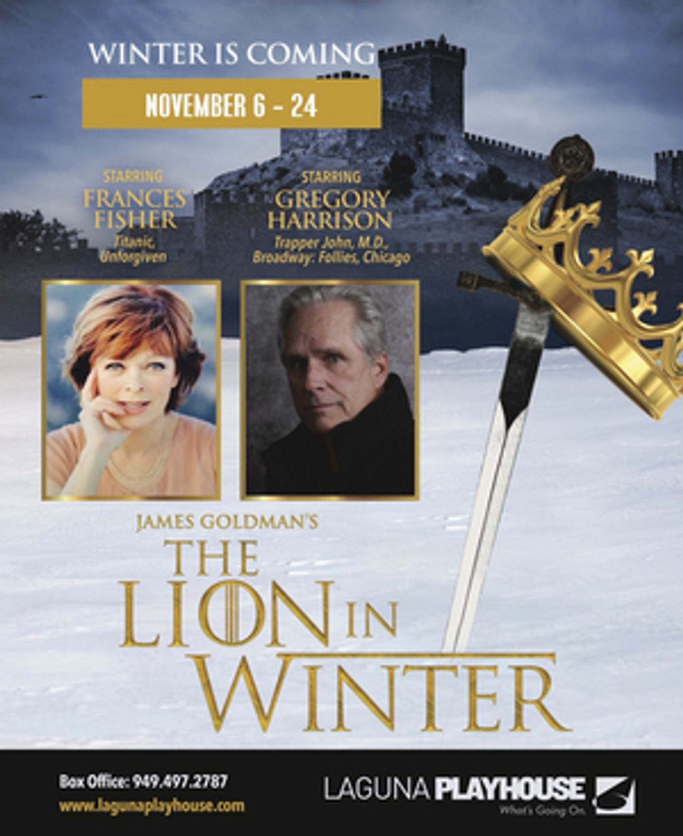 Laguna Playhouse Announces Full Cast For THE LION IN WINTER  Image