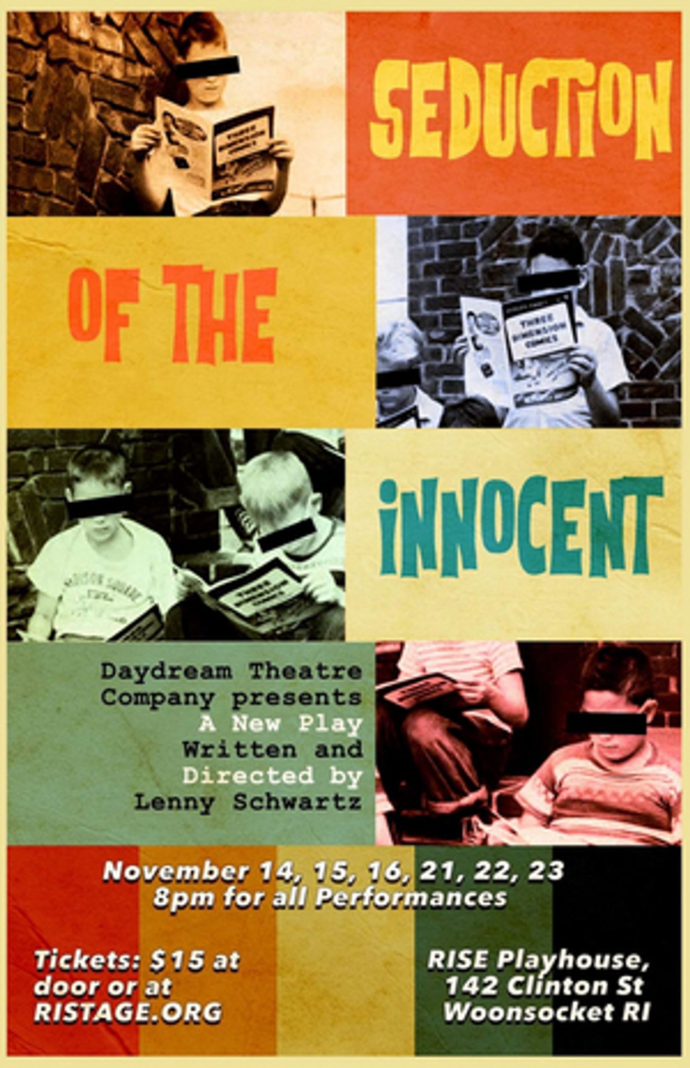 The Daydream Theatre Company Will Present SEDUCTION OF THE INNOCENT  Image