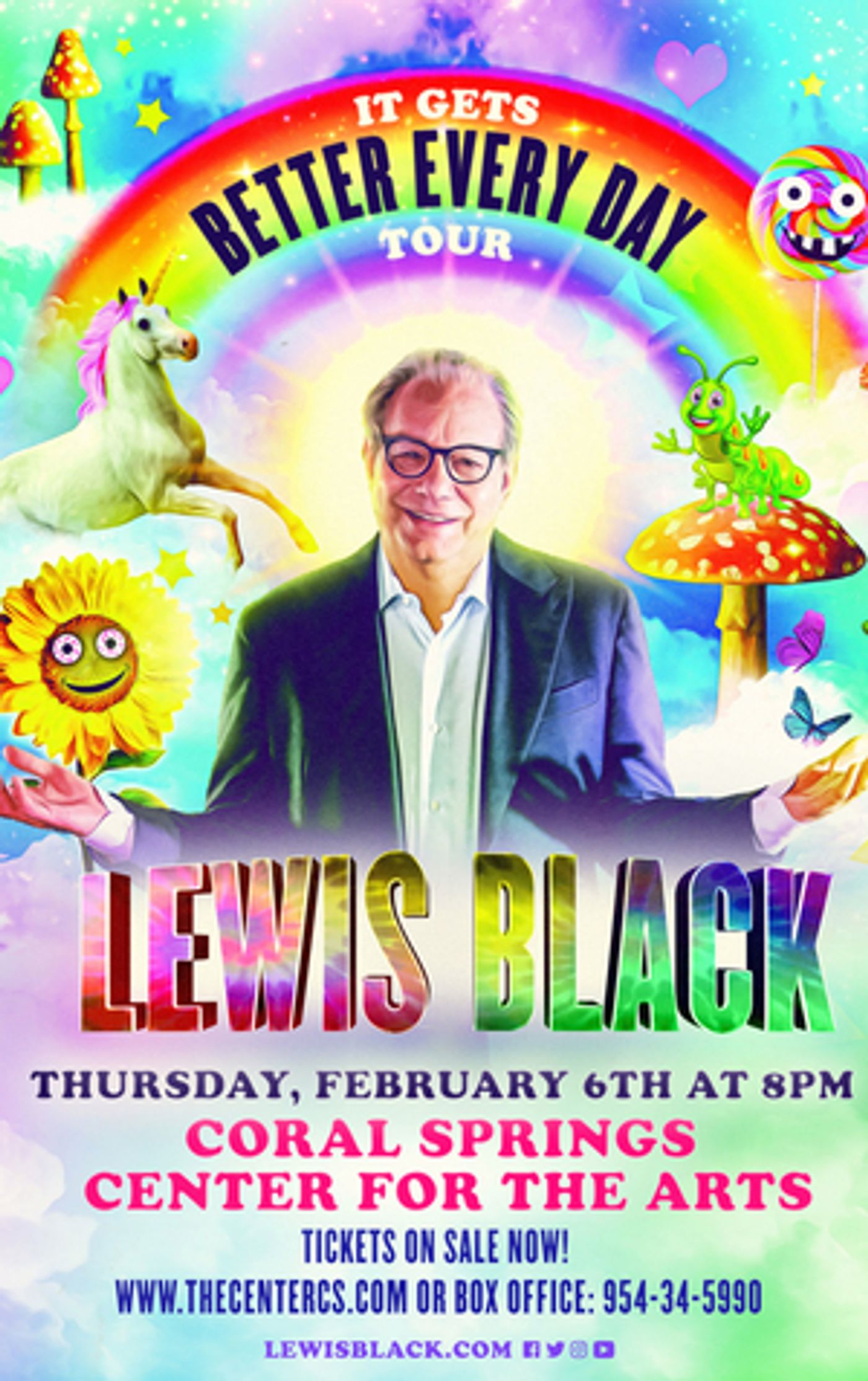 Coral Springs Center For The Arts Will Present LEWIS BLACK: It Gets Better Every Day Tour  Image
