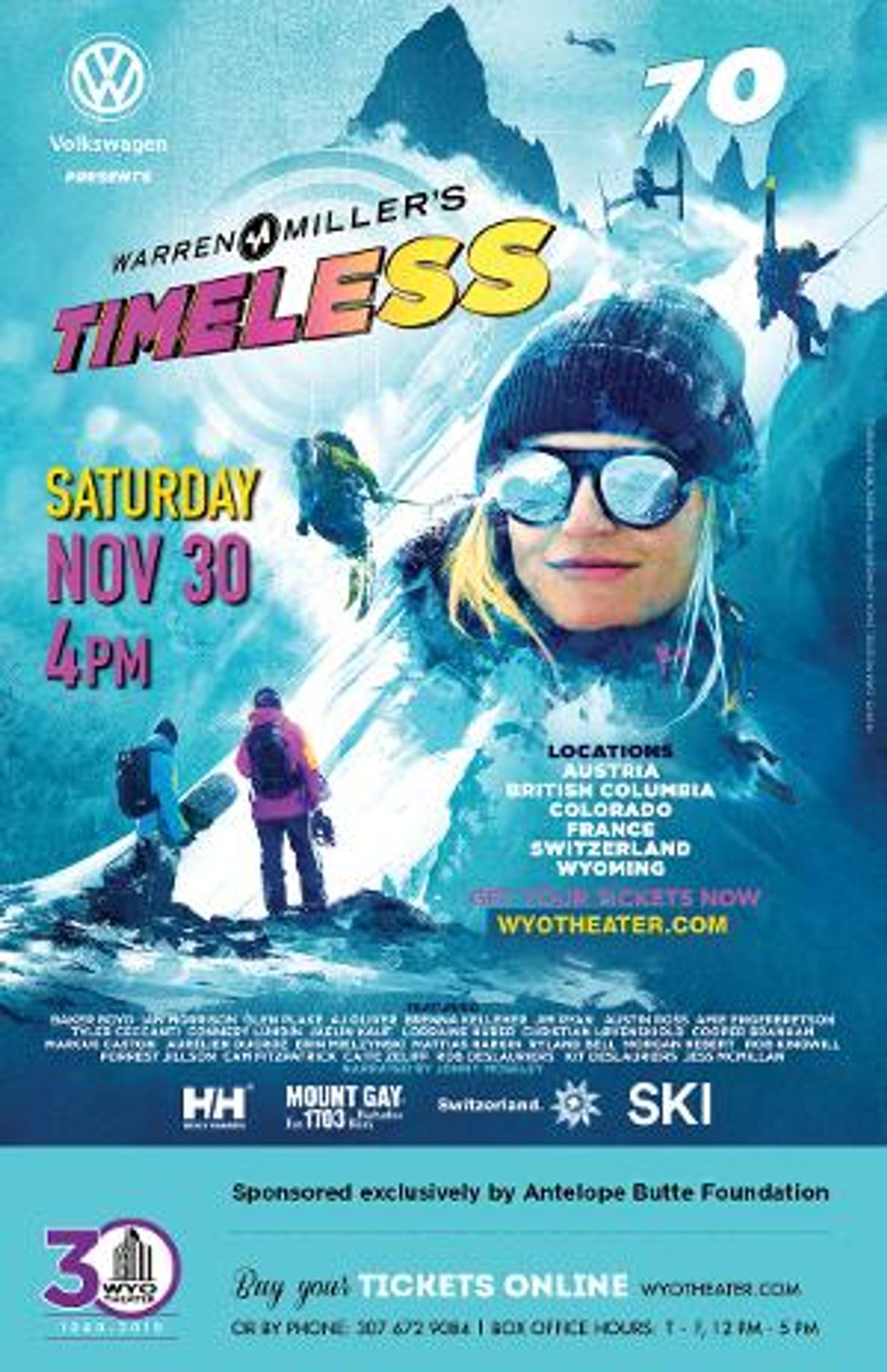 Warren Miller Will Come To The Wyo Theater  Image