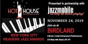 NYC Readers Jazz Awards Announced At Birdland Theater, November 24  Image